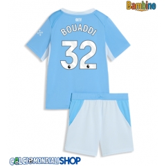 Maglie da calcio Manchester City Ayyoub Bouaddi #32 Prima Maglia Bambino 2026-27 Manica Corta + Pantaloni corti)